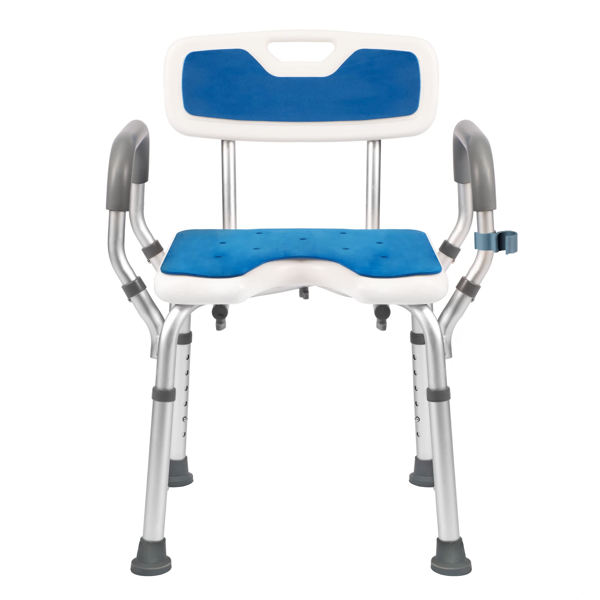 Shower Chair with Arms and Back Heavy Duty 330lbs, Shower Chair for