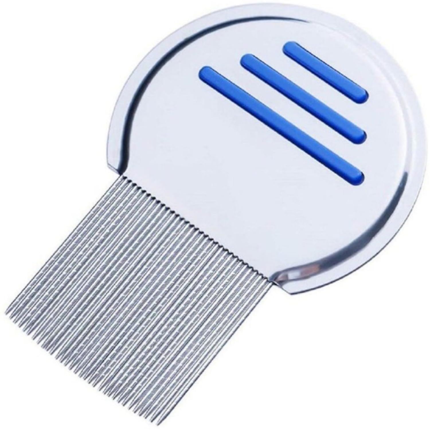 Lice Comb, Stainless Steel Lice Removal Comb, Reusable Metal Headline Nit Egg, Dandruff Removal Lice Comb, Nit Comb for Kids, Adults Pets Head Lice Treatment with Rounded Tips for Comfort.