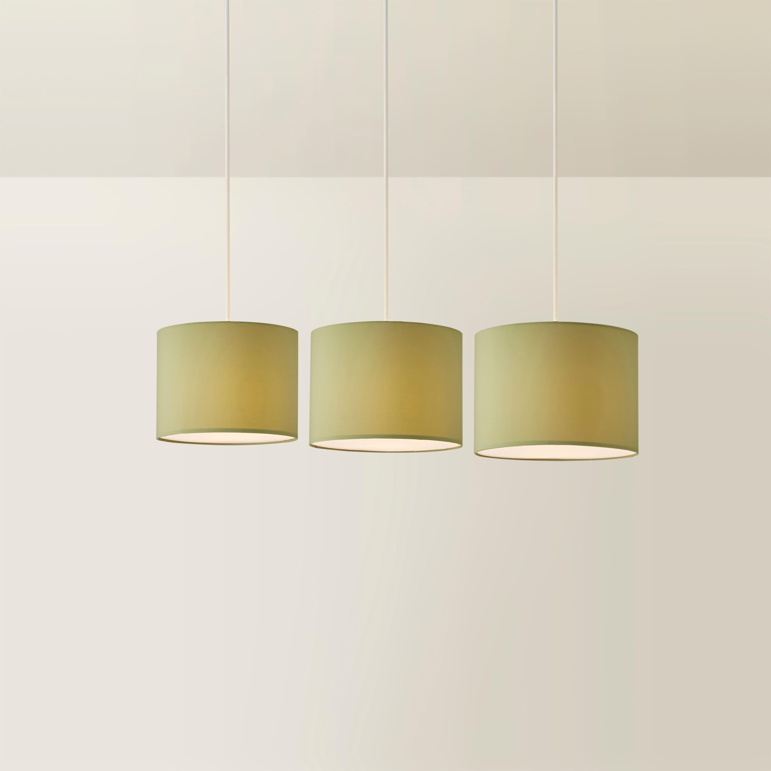 Valuelights Torbery Set Of 3 Olive Nesting Ceiling Light Shades (D)30Cm from B&Q