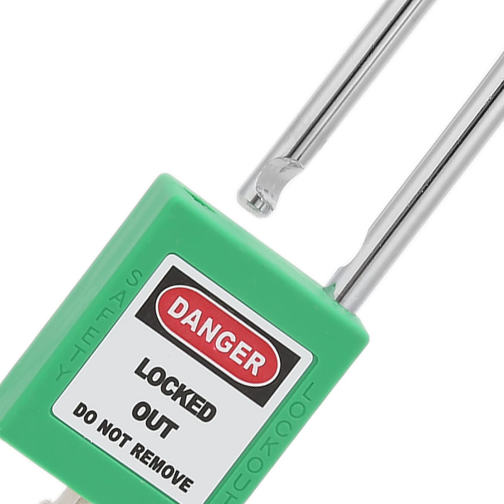 Candados de Bloqueo y Etiquetado, 10 Candados de Seguridad de IngenieríA de 38 Mm/1,5 Pulgadas, Candado EléCtrico con 20 Llaves (Verde)