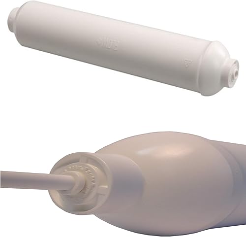 CFS 1 paquete de filtro universal para refrigerador en línea compatible con HDX y conexión rápida de 1/4 pulgadas - Elimina el mal sabor y el olor -