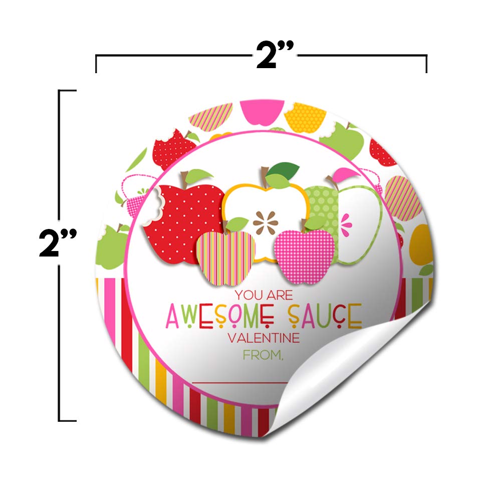 AmandaCreation Aufkleber 'I Dig You' – 40 Stück, 5,1 Cm, Für Valentinstag, Geschenke & Party, Aus Stabiler Pappe