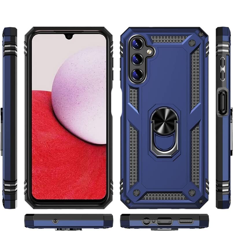 SmartLike Polycarbonate Robot Ring Thunder Case,Shockproof Hybrid Kickstand Back Case Defender Cover For Samsung Galaxy A14 5G 6.6"-Blue (B0BXGMZZ3B) Amazon Price History, Amazon Price Tracker