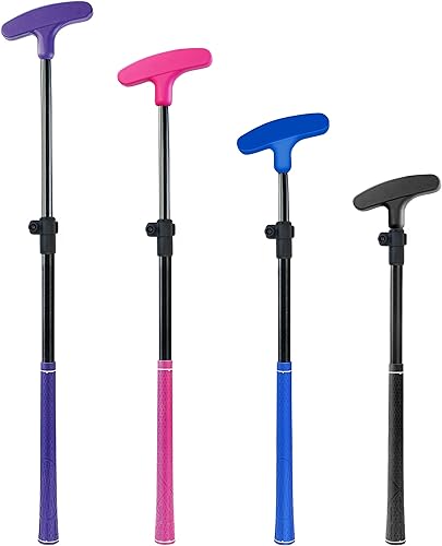 Miniatura 8 de KOFULL Putter para niños, 4 o 2 piezas, mini putter de golf ajustable a la altura perfecta, putters de golf fáciles de usar, putters bidireccionales