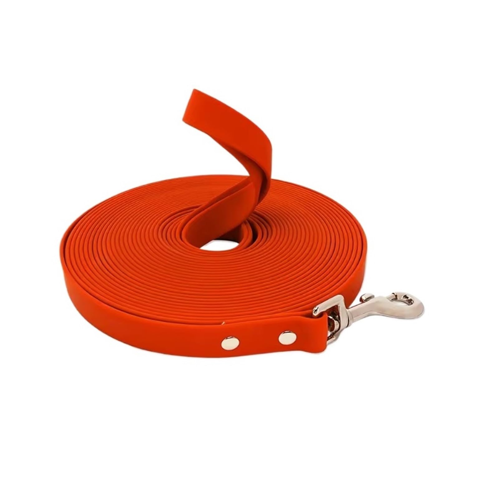 Correa for Perros Correas largas for pequeños, medianos y Grandes, Correa for Caminar, 3m, 5m, 10m, 15m(Orange,1.5cmX15m)