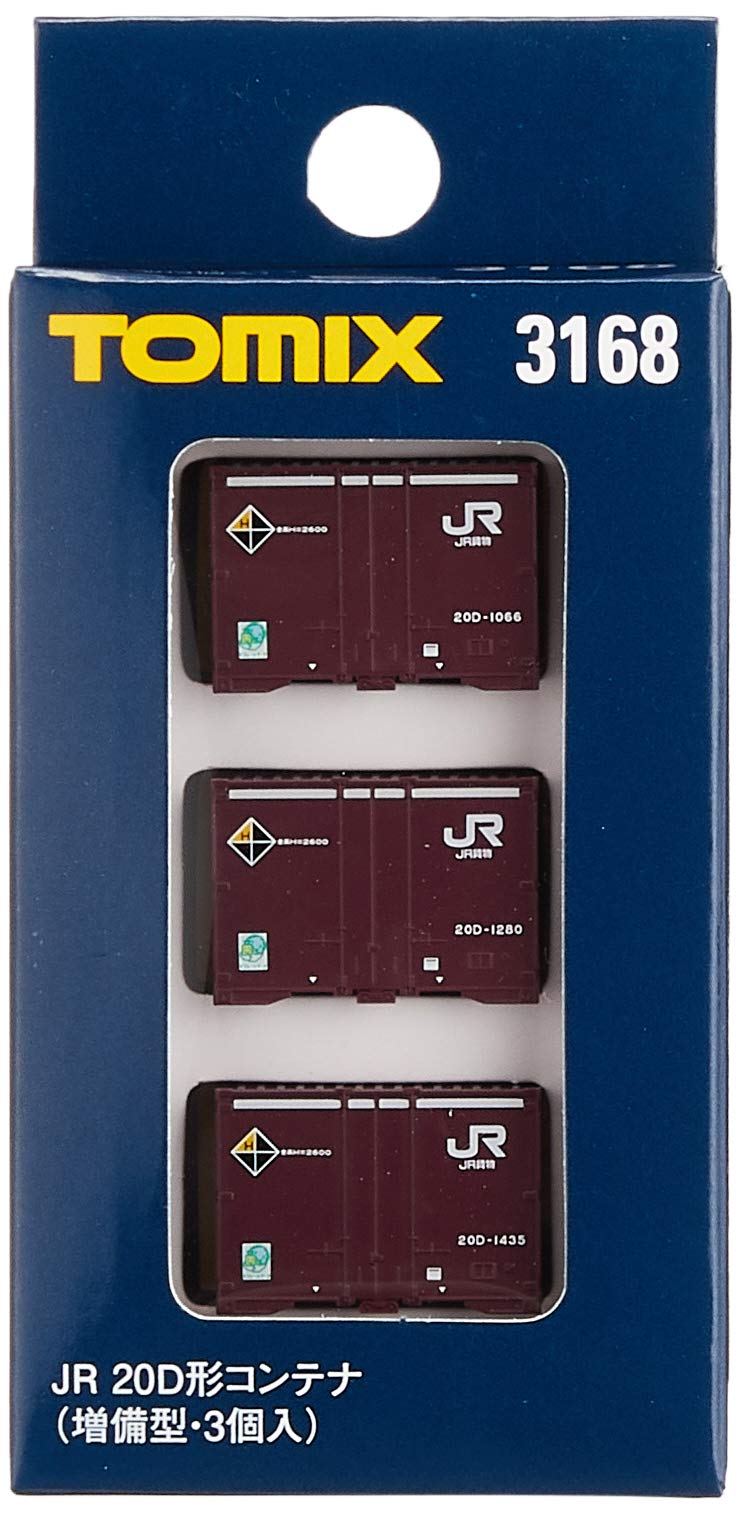 Amazon | TOMIX Nゲージ 20D形コンテナ 増備型 ・ 3個入 3168 鉄道模型