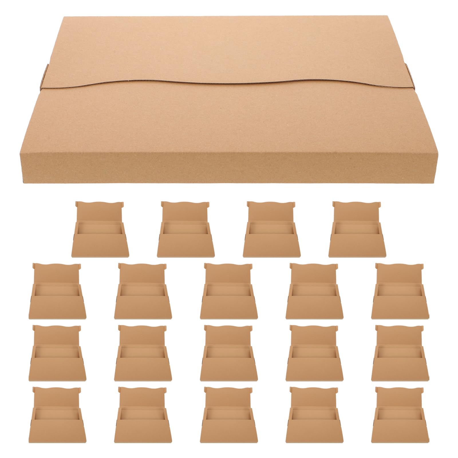 NOLITOY 20 Scatole per Spedizione Dischi in Vinile 310x226x28mm, Scatola in Carta Kraft Riciclabile per Album e Libri, Mailer per Imballaggio Postale Protettivo e Stoccaggio