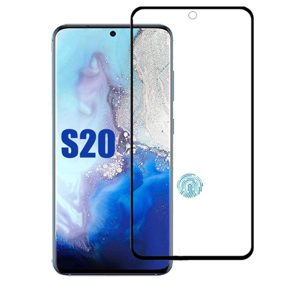 Galaxy S20 Tempered Glass Screen Protector - S20 Screen Protector Glass - Galaxy S20 Fingerprint Screen Protector For Samsung Galaxy S11 (s20 Clear)