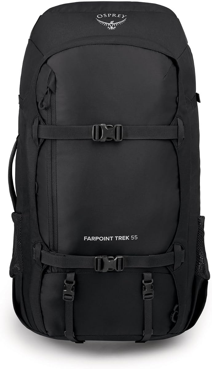 Farpoint Trek 55L Mochila de viaje para hombre, negro