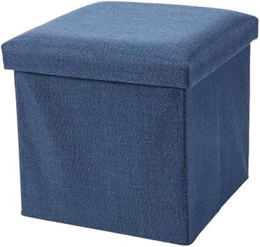 Footstool Multifunctional Square Storage Stool Shoe Changing Stool Environmental Protection Sponge Cushion Folding Stool Home Chair