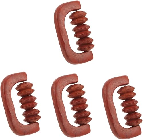 Miniatura 10 de Wooden Massage Roller Handheld Muscle for Relaxation and Portable Body Massage Tool for Home Gym and Travel Use As Shown,Como se muestra