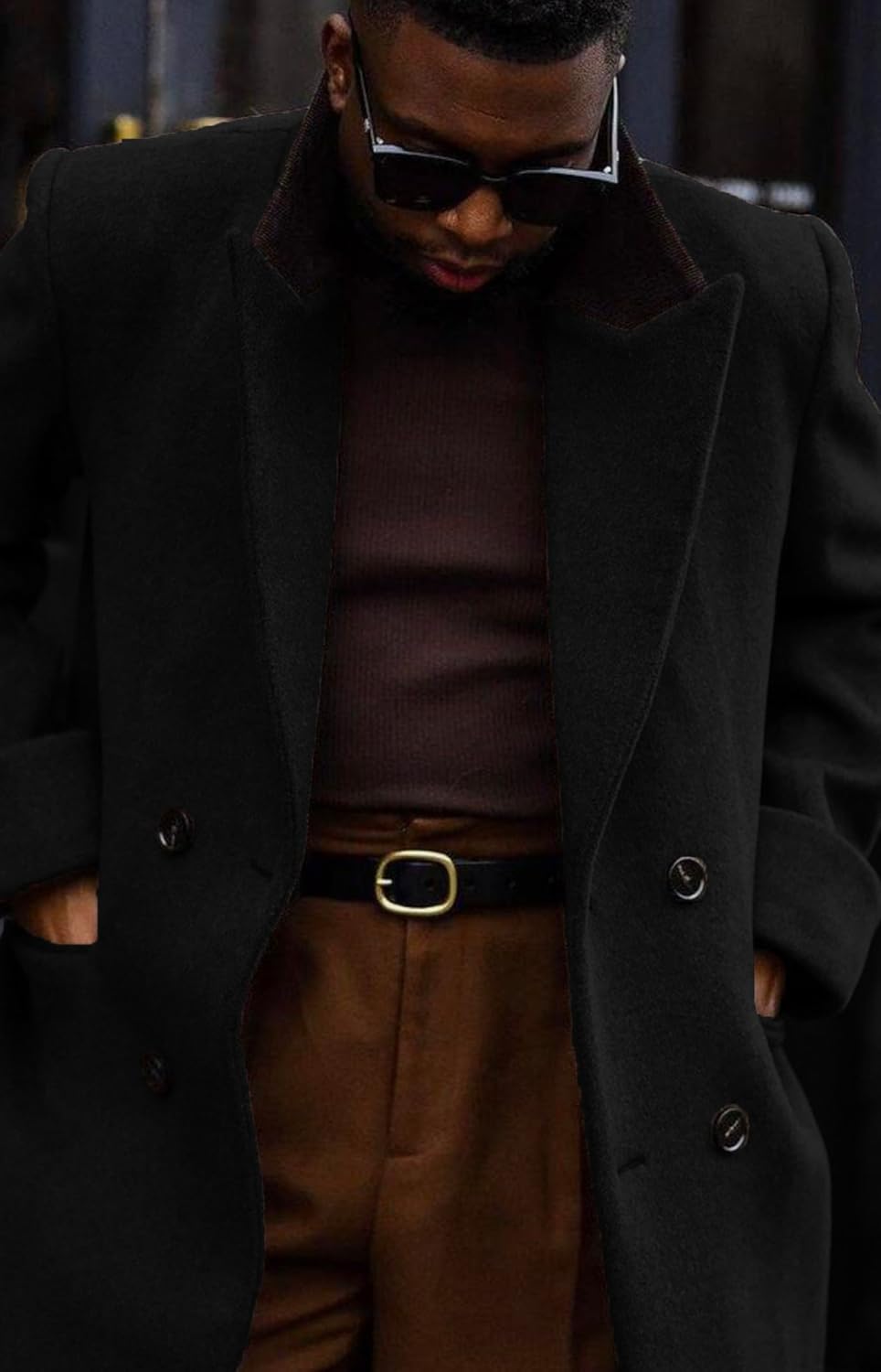 Elegant Winter Style: The Lunuaoe Peacoat Look