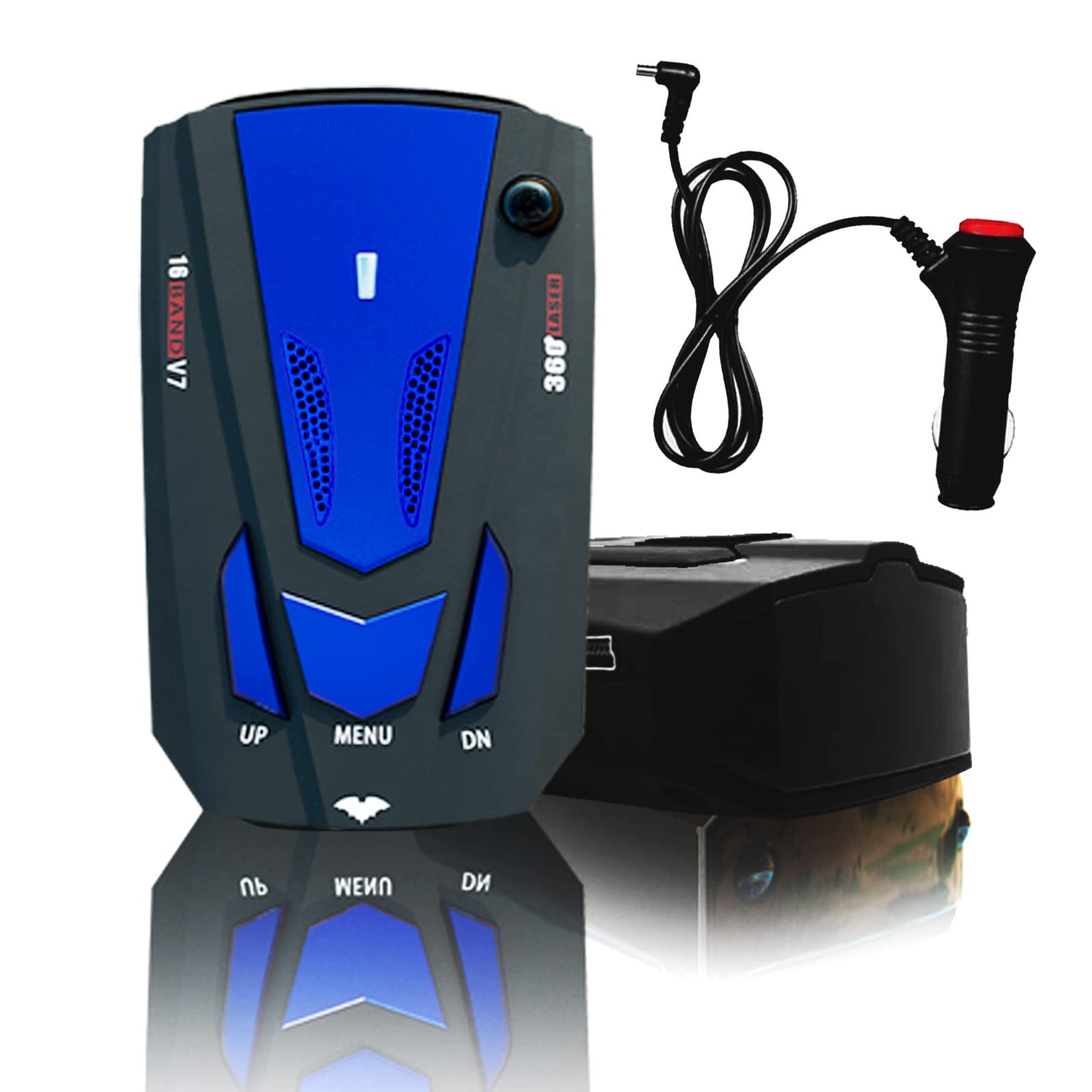 Photo 1 of 2026 Newly Driving Aids Radar-Detector for Cars - Long Range Detection, Mute Memory, Led Display, City/Highway Mode, False Alert Filtering VG-2 Immunity, Ideal Gifts (Blue)