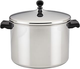 Farberware Classic Stainless Steel 8-Quart Stockpot with Lid, Stainless ...