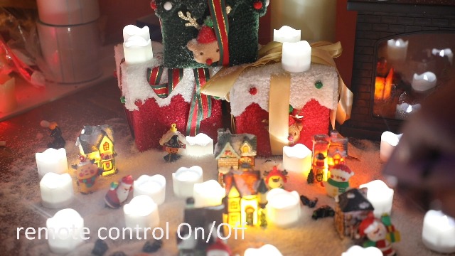 Image of Topstone Flameless Electronic Candle Lights with Remote Control, 400 Hour Battery Life, Cold White LED Realistic Flickering Candles for Home Decor, Wedding, Christmas, Votive, Jar, Centerpiece