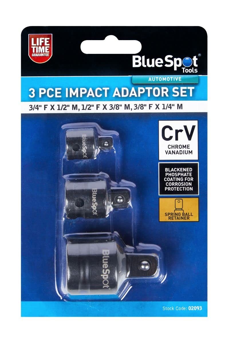 Bluespot Tools 2093 Impact Adaptor Set, 3 Piece B/S2093