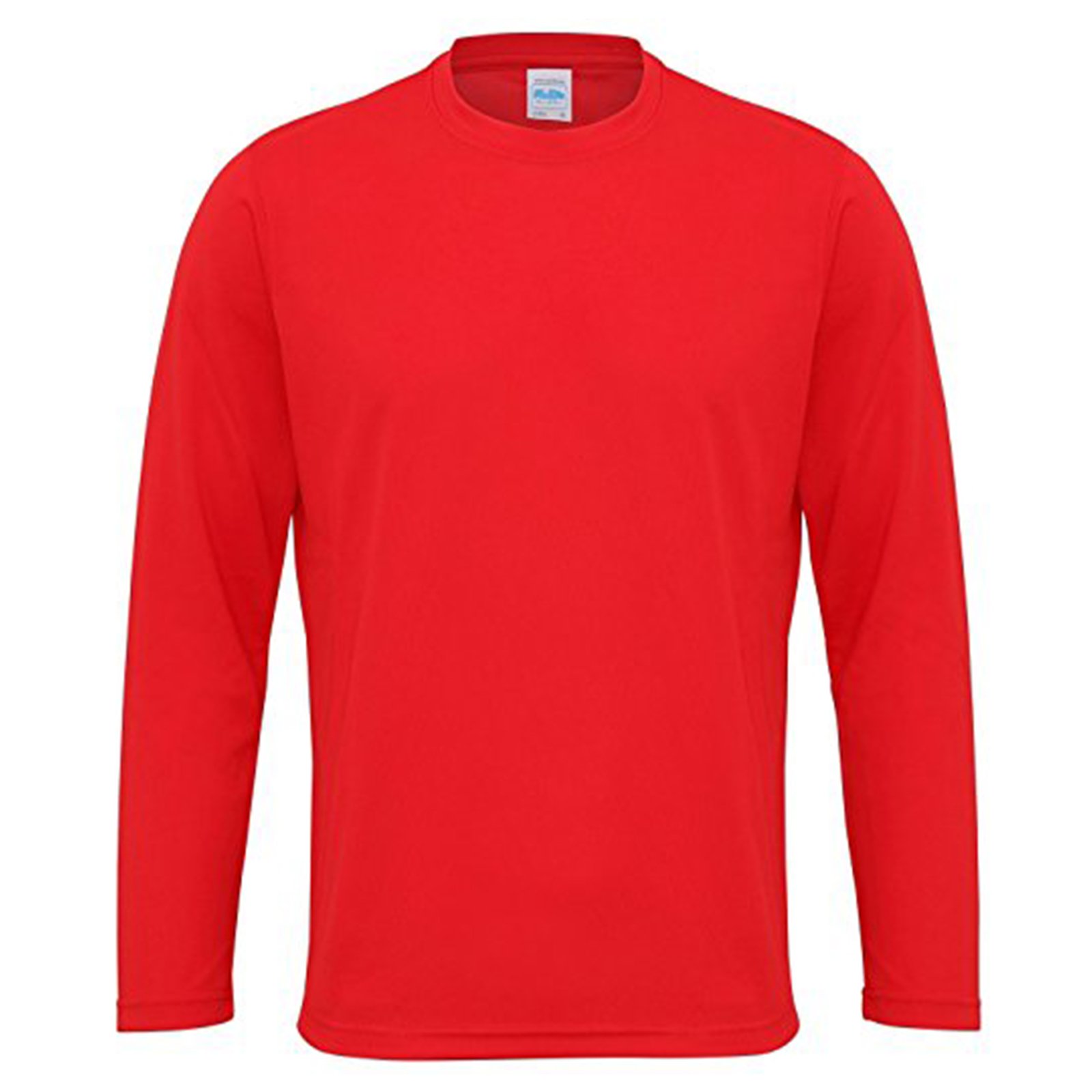 AWDis Long Sleeve Cool T Fire Red