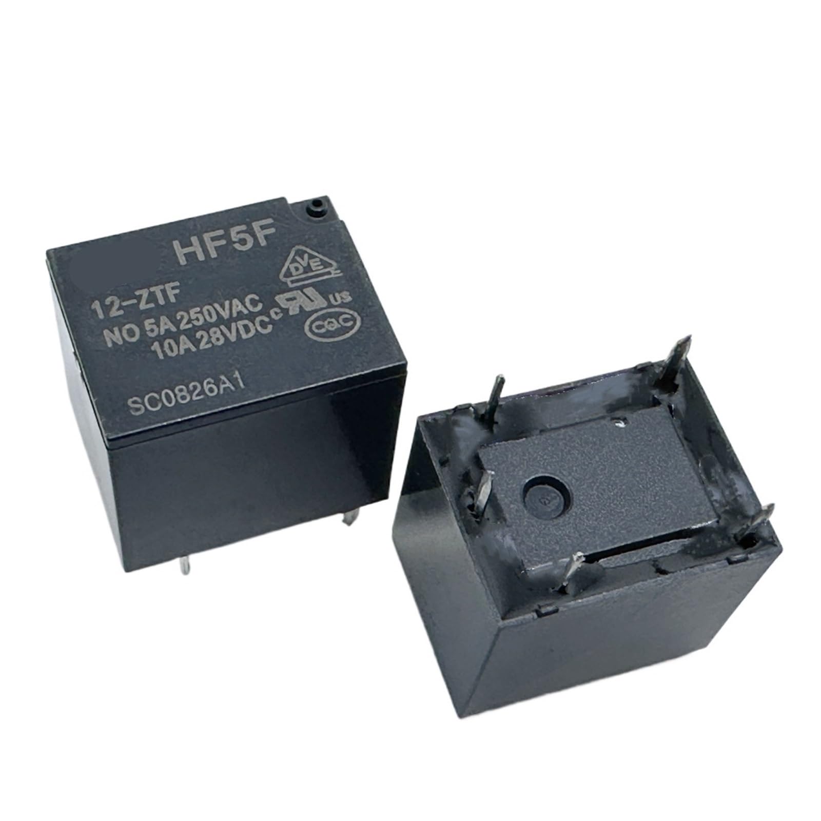 YZWRWRMKTB 1pc HF5F 12-ZTF (T78C-12V) Relay 5pins