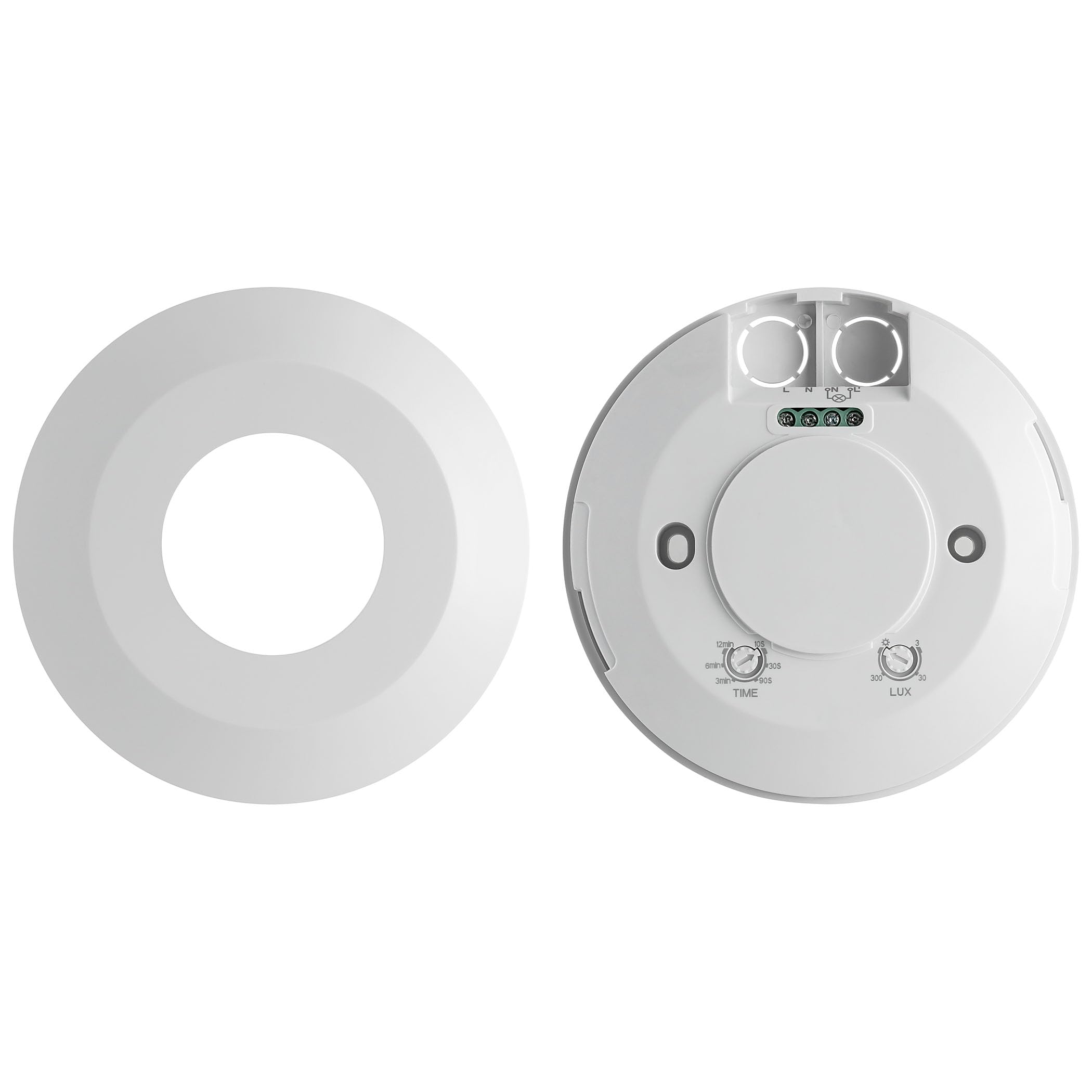 SEBSON Motion Sensor Indoor, Surface Ceiling Mounting, LED suitable, HF Motion Detector programmable - Image 3