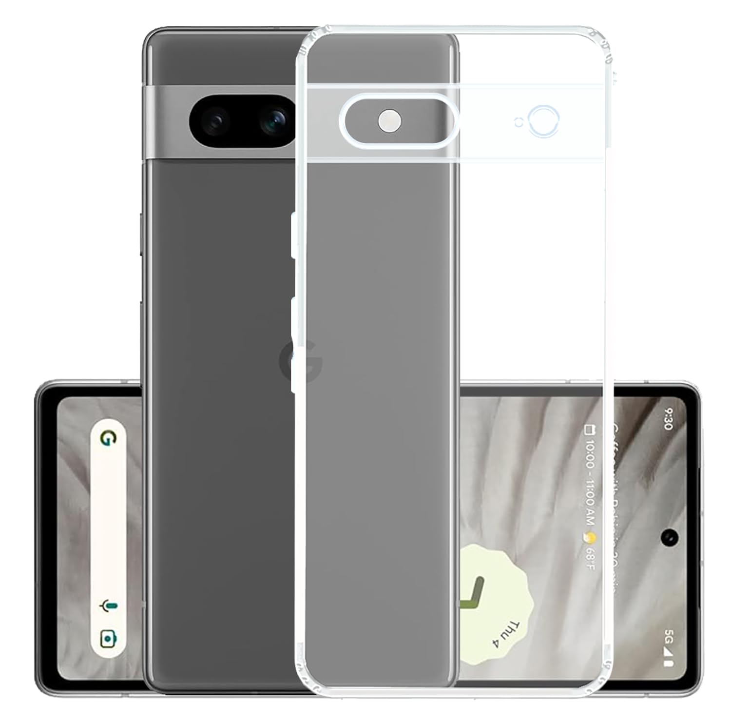 YOFO Back Cover for Google Pixel 7 (SlimFlexible|Silicone|Transparent|Camera Protection|DustPlug) (B0CL2HYX8D) Amazon Price History, Amazon Price Tracker