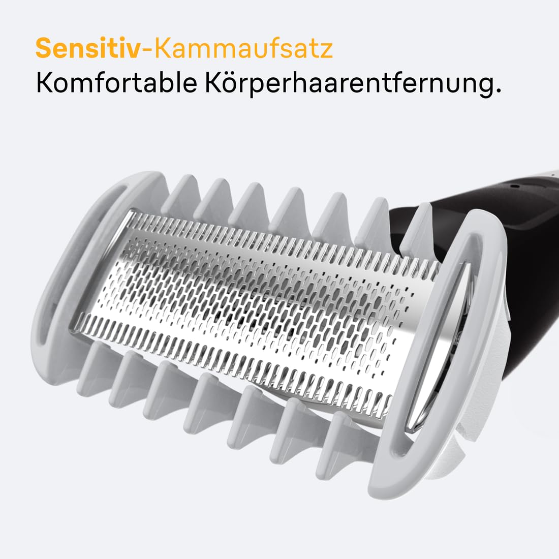 Braun Trimmer Series XT5, Kabelloser Rasierer Herren Elektrisch, XT5270, Grau - Barttrimmer und Bodygroomer, Körperrasierer mit 45 Min. Akku, Wasserdicht, Inkl. 8 Extras und Sensitiv Kammaufsatz