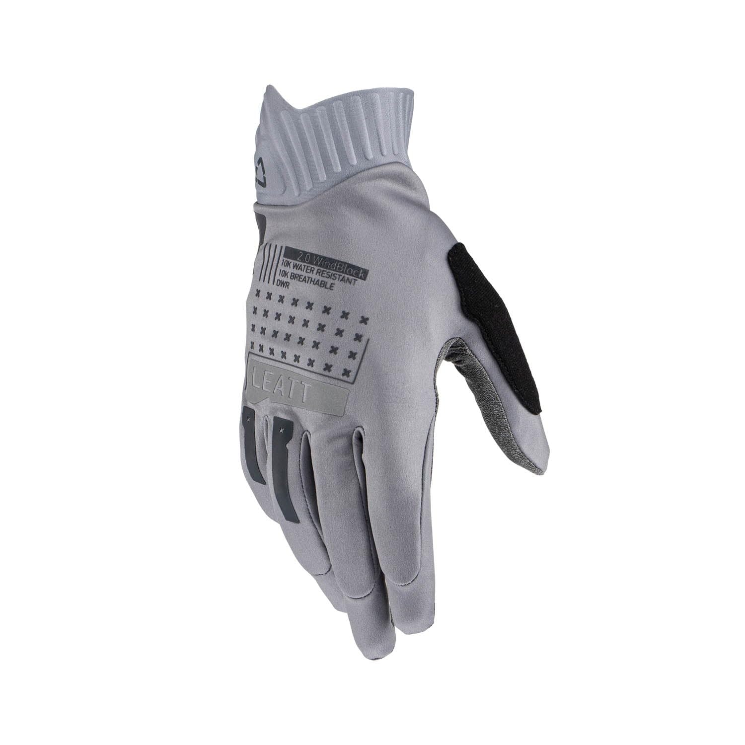 Leatt Glove MTB 2.0 Windblock #S/EU7/US8 Titanium - Guantes para Bicicleta de montaña