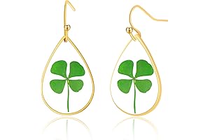 Four-Leaf Clover Earrings: Lucky Charms for St. Patrick's Day