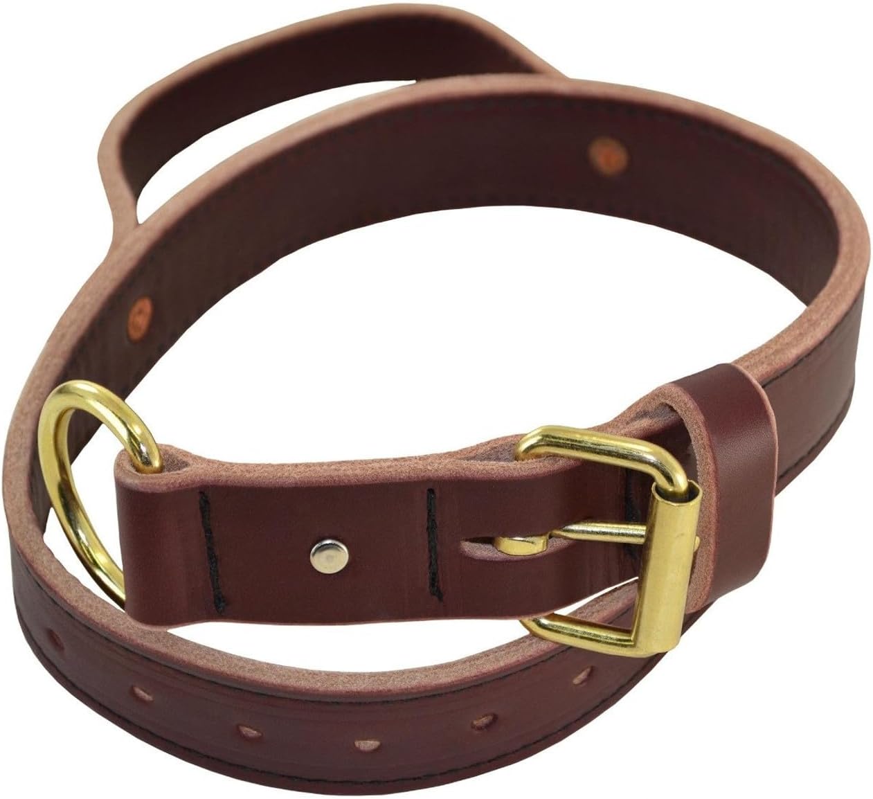 Ray Allen Mfg Signature K9 Heavy Agitation Collar with Handle, 2-Inch, Burgundy