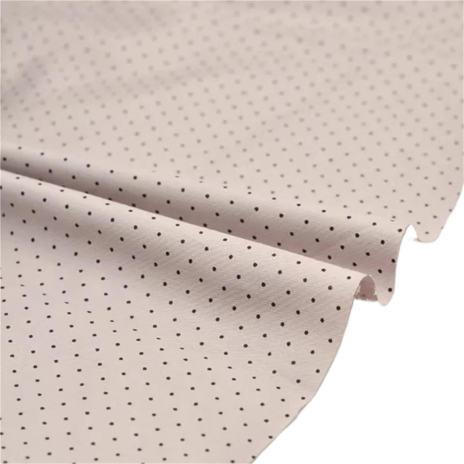 HKSDKABOP Polka Dots Cotton Twill Fabric 1mm Dot 160x50cm DIY Sewing Material(Color6)