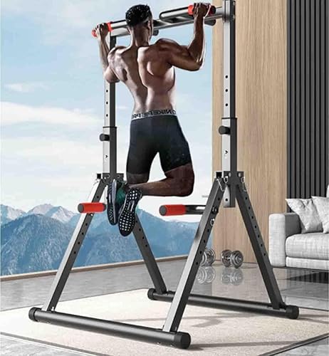 Barra horizontal plegable multifuncional interior hogar hogar tubo de acero telescópico pull-up dispositivo