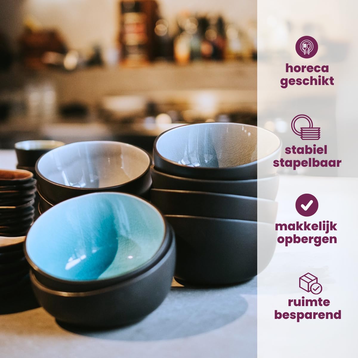 Cosy & Trendy Streetfood Festival Schaal 10,5 x 8 x wys. 6 cm 10 (zestaw van 10)