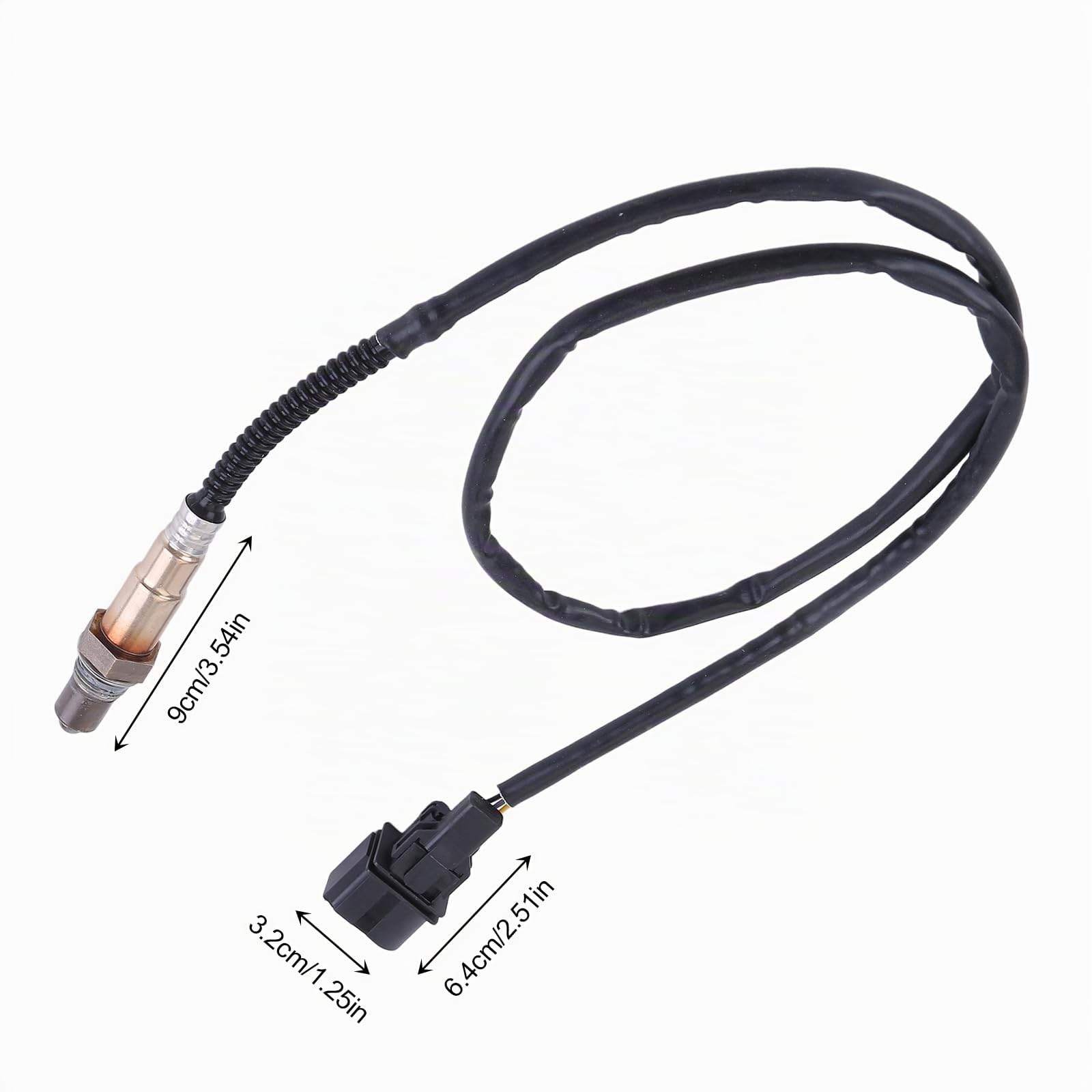 31658855 Lambdasonde 5-Draht O2 Sauerstoffsensor kompatibel für LUPO 6X 6E 1.0 1.4 5-Polig Lambdasonde Regelsonde vor Kat, Sauerstoffsensor Sauerstoff