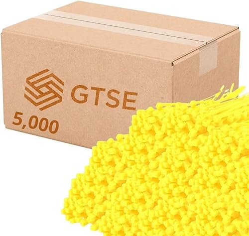 Miniatura 117 de GTSE - Paquete de 100 bridas con cremallera de 20.3 cm, color plateado/gris, 8.06 kg de resistencia, bridas de nailon grises resistentes a los rayos