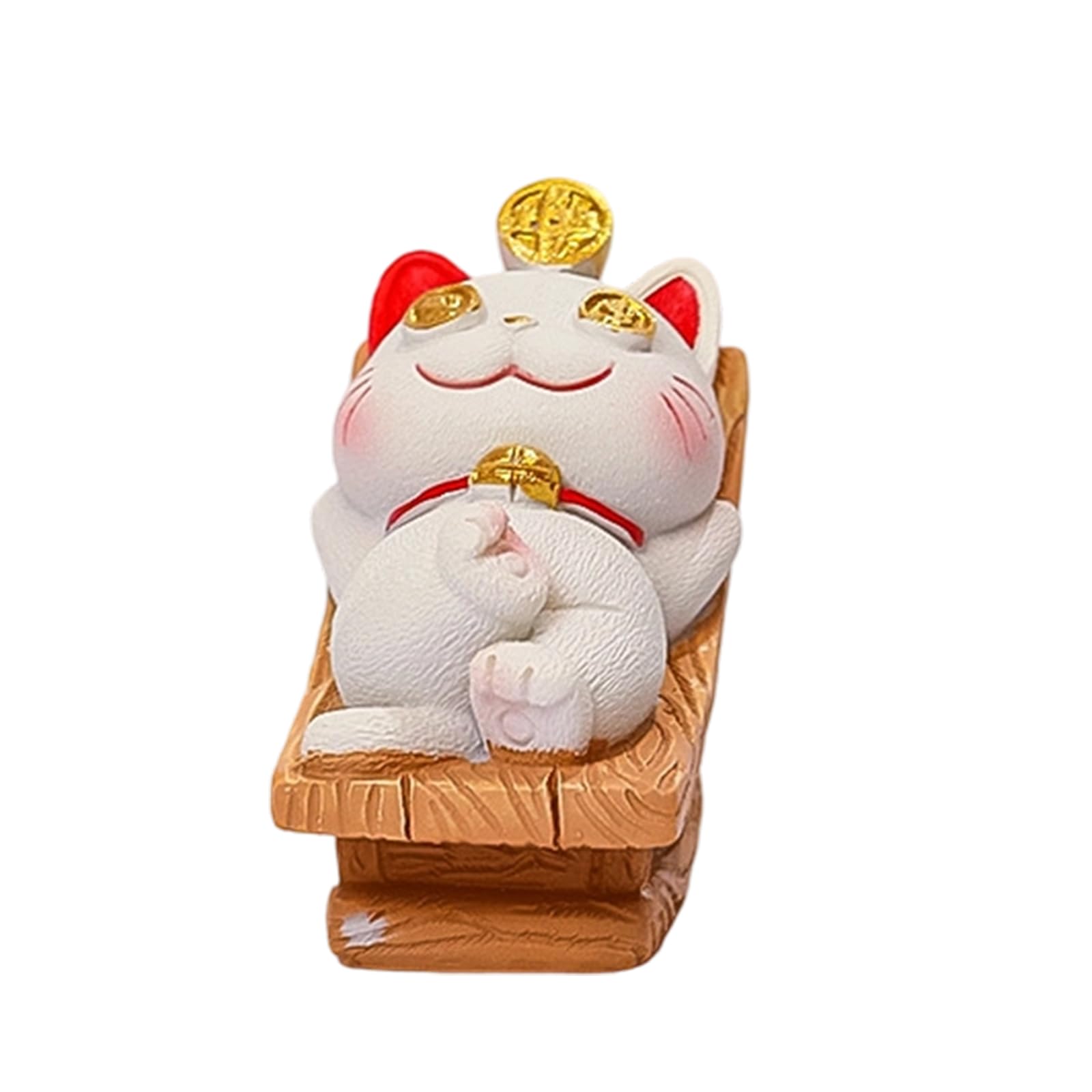 Zbiianxer D Successful Puss Statue For Telecommute Eck Rosin Statue Carries Wealth Luck Present Concept Prosperity Charm