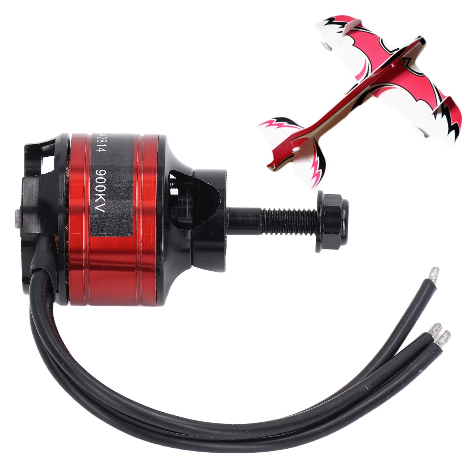 QAA2814900KV Motore Brushless RC, Motore Aereo 14 Poli 6S per Aereo Modello Drone Ad Ala Fissa(CW) Accessori Per Modelli Aerei