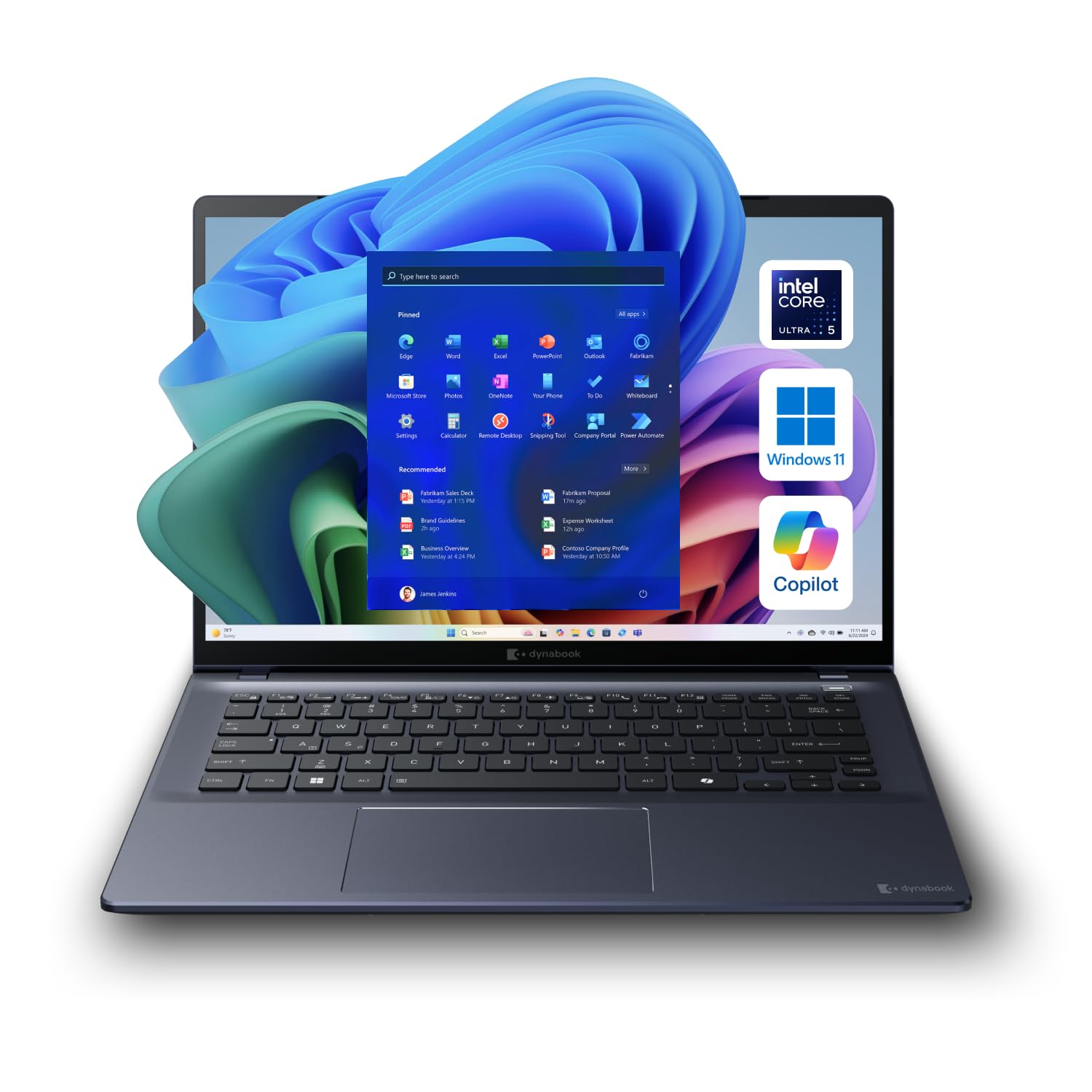 dynabook Portégé X40-M 14” Business Laptop, Intel Core Ultra 5 225U, 16GB DDR5 RAM, 512GB SSD, WUXGA 1920x1200, Windows 11 Pro, Lightweight 3.17 lb, Wi-Fi 7, Thunderbolt 4
