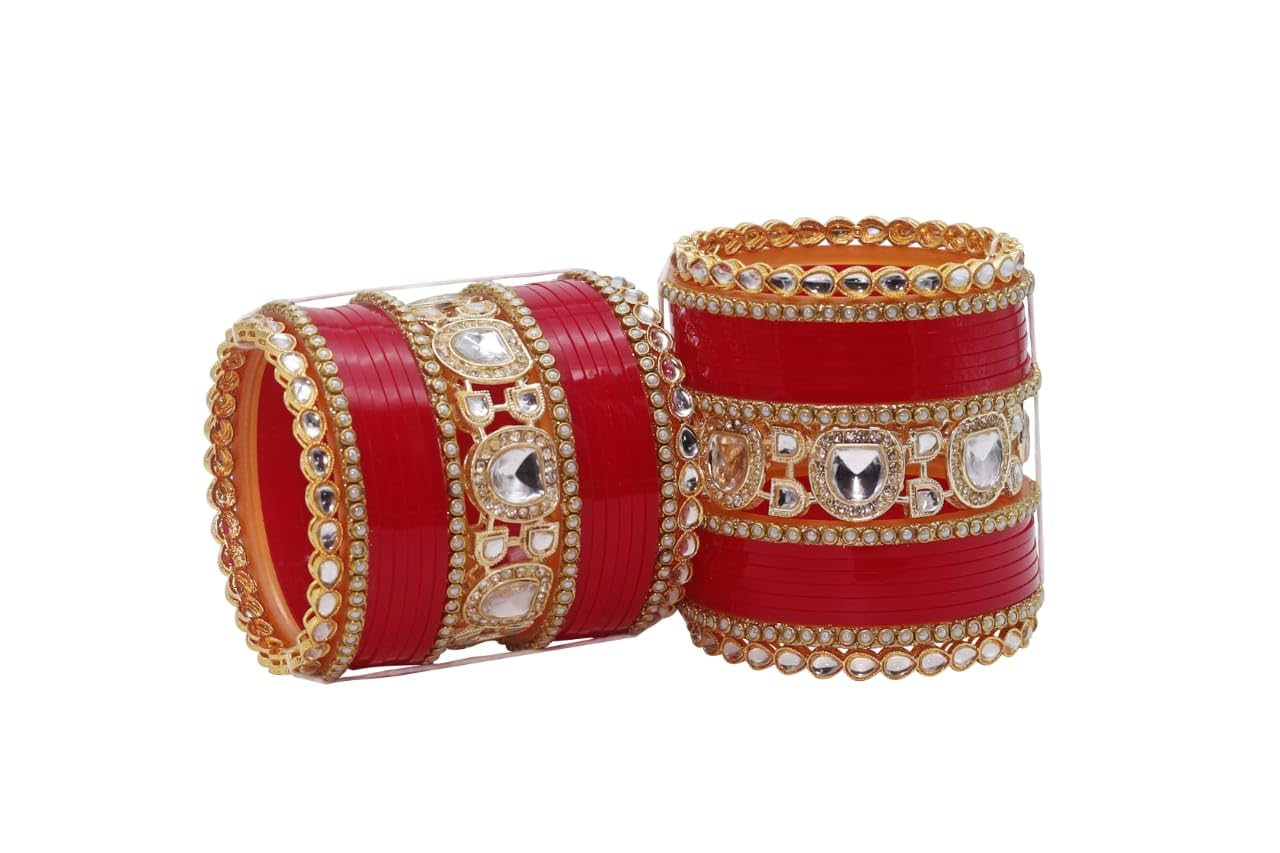 See full amazon price history chart for Zoonic Womens Traditional Punjabi Bridal Chuda Bangle Set for Wedding (Red-2.2) Zoonic Womens Traditional Punjabi Bridal Chuda Bangle Set for Wedding (Red-2.2) (B0D292F8TJ) Amazon Price History, Amazon Price Tracker