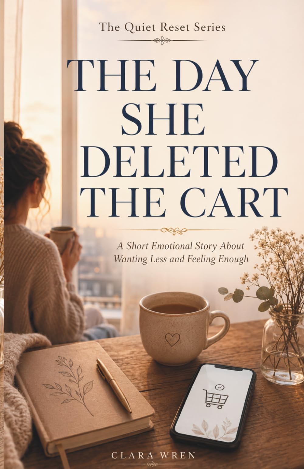 The Day She Deleted the Cart: A Cozy Healing Fiction Novella about Burnout, Emotional Spending, and Self-Discovery