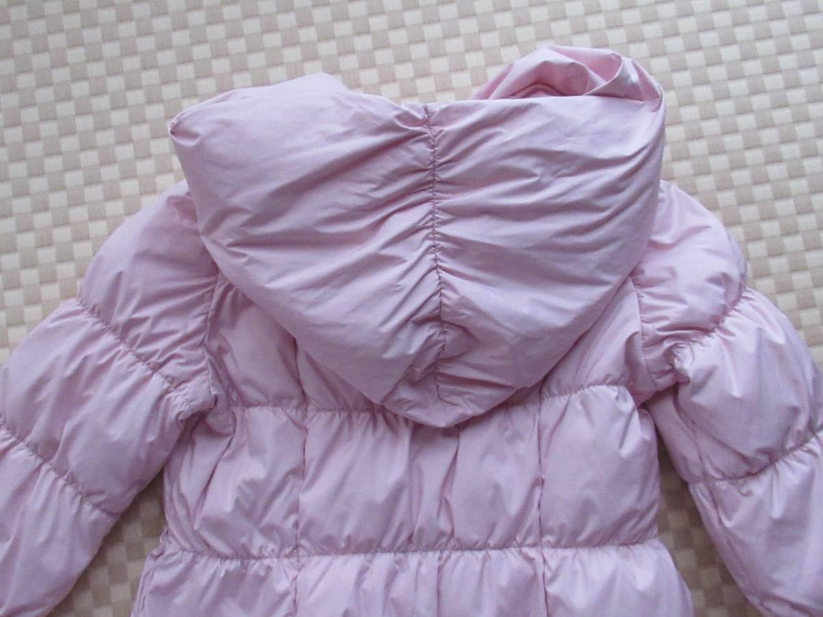 Amazon.co.jp: メゾピアノ 130サイズ ピンク ダウンコート 高級 子供服  