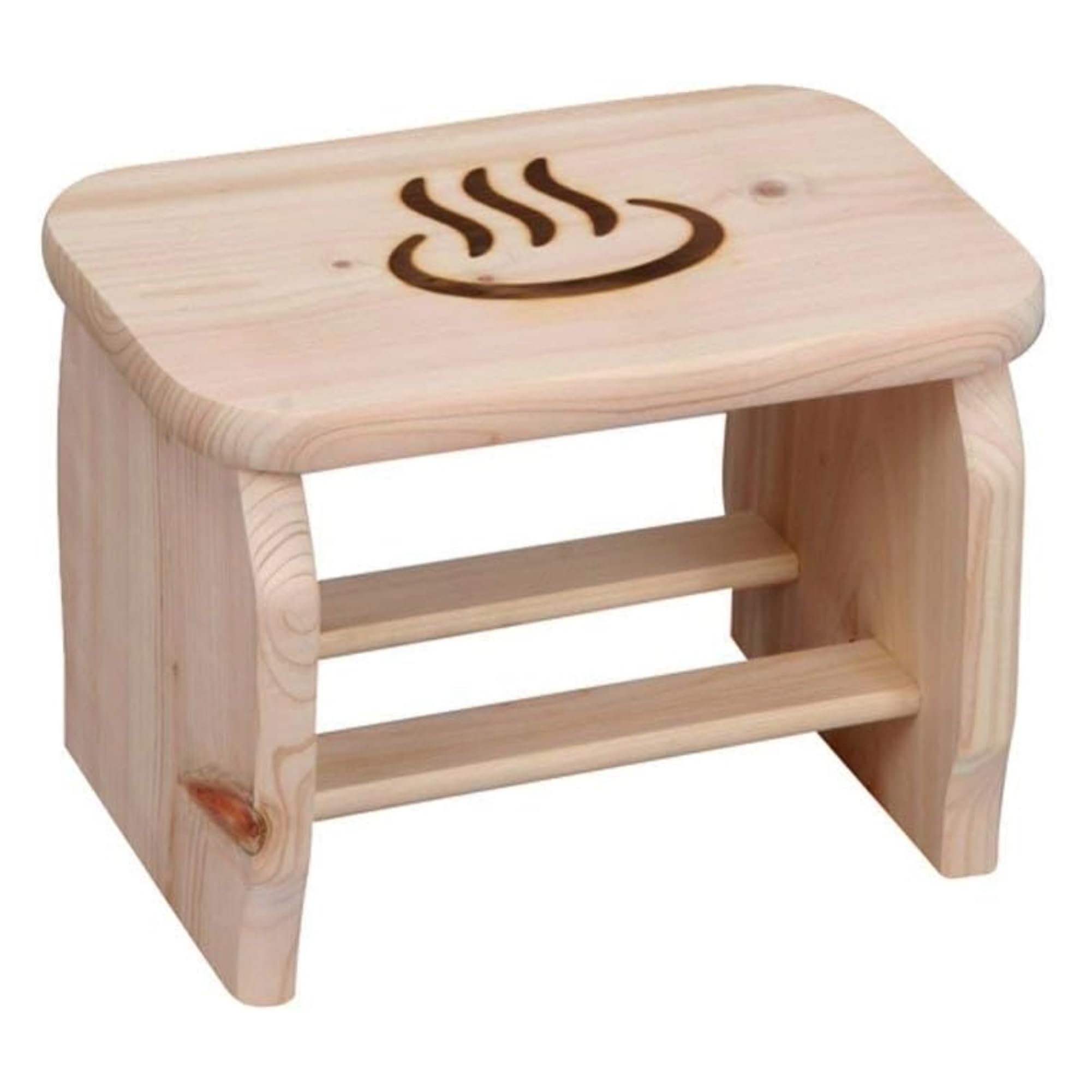 IPPINKA Natural Japanese Hinoki Onsen Spa Stool
