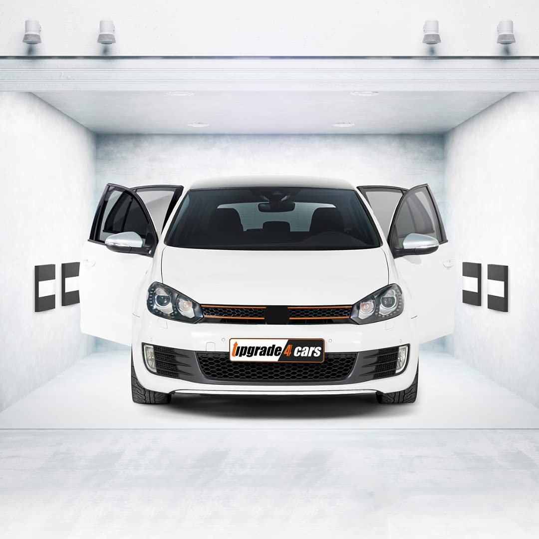 Upgrade4cars Paracolpi Garage Auto da Muro Nero |4 x Pannello Gommapiuma Adesiva Proteggi Portiere | Protezione Paraurti