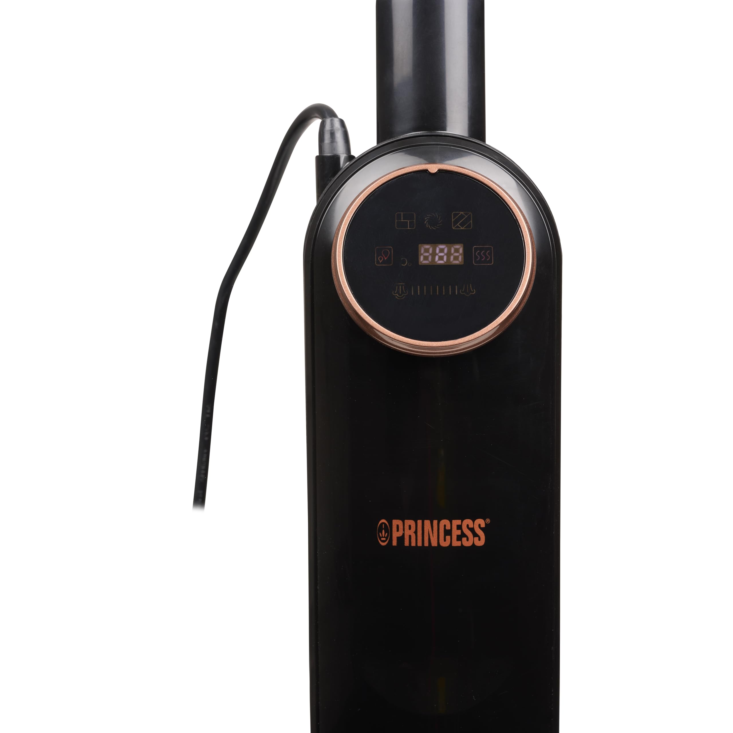 Princess SteamMotion Plus Lavapavimenti a Vapore per Superfici Dure, Erogazione Vapore 30 g/min, 2 Livelli di Vapore, Serbatoio 520 ml, Luce LED, Spegnimento Automatico, 338000