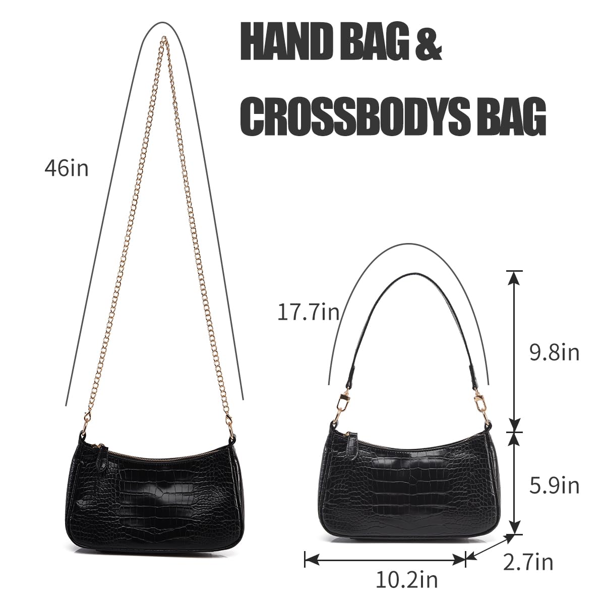 Shoulder Bag for Women with 2 Removable Straps and Zipper Closure Crossbody Bags Clutch Tote HandBags Purses | Zipper Closure, Zipper Closure: 02-beige