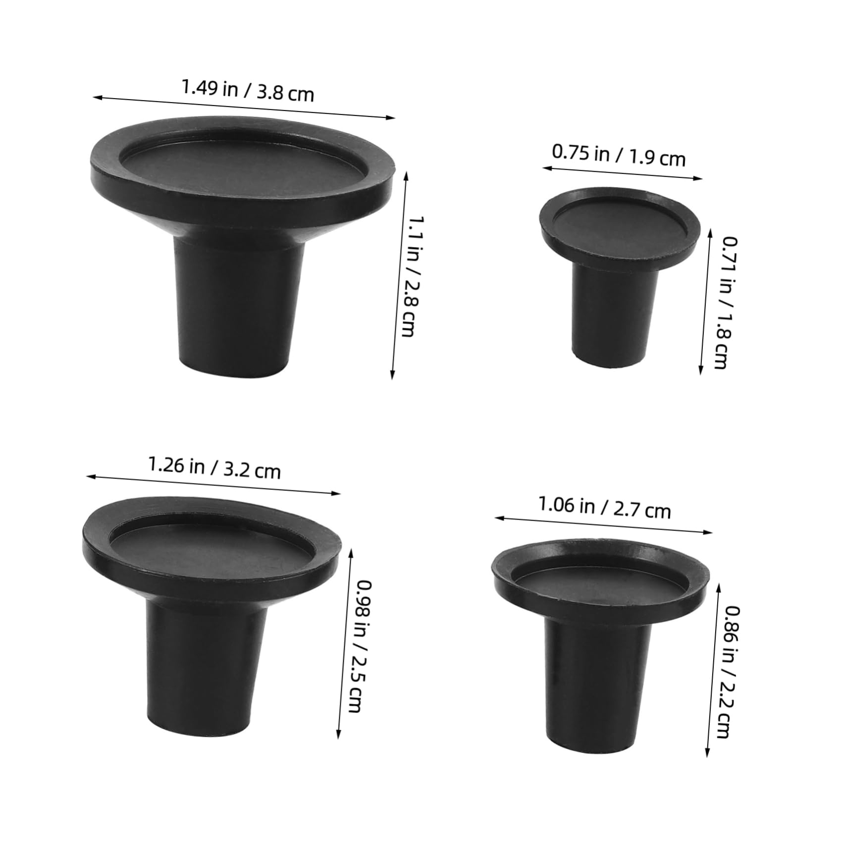 Cabilock 4pcs Valve Lapper Tool Automotive Engine Valve Suction Plates for Precision Grinding Pneumatic Grinding Tool for Car and Motorcycle Repairs