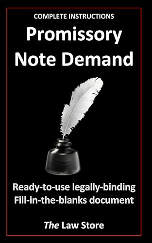 Promissory Note Demand: Ready-to-Use Legally-Binding Fill-in-the-Blanks Document