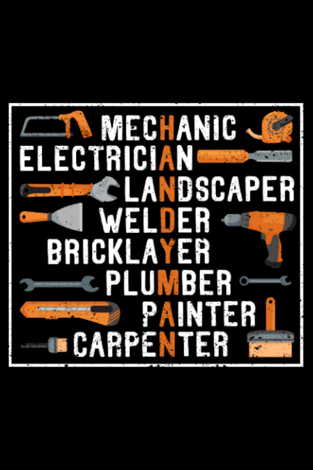Handyman Mechanic Electrician Landscaper Carpenter DIY Tools: Home Improvement Gifts Handyman Diy House | Dot Grid Journal, Notebook or Organizer | ... book, Scheduler, Task Checklist | 6x9 Inches