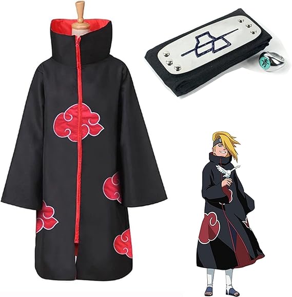 Amazon Co Jp 原宿コスプレアニメキャラクターマントコスプレコスチュームリングヘッドバンドハロウィーン赤月都合のメンバーコスチュームクロークアクセサリースーツ ホビー