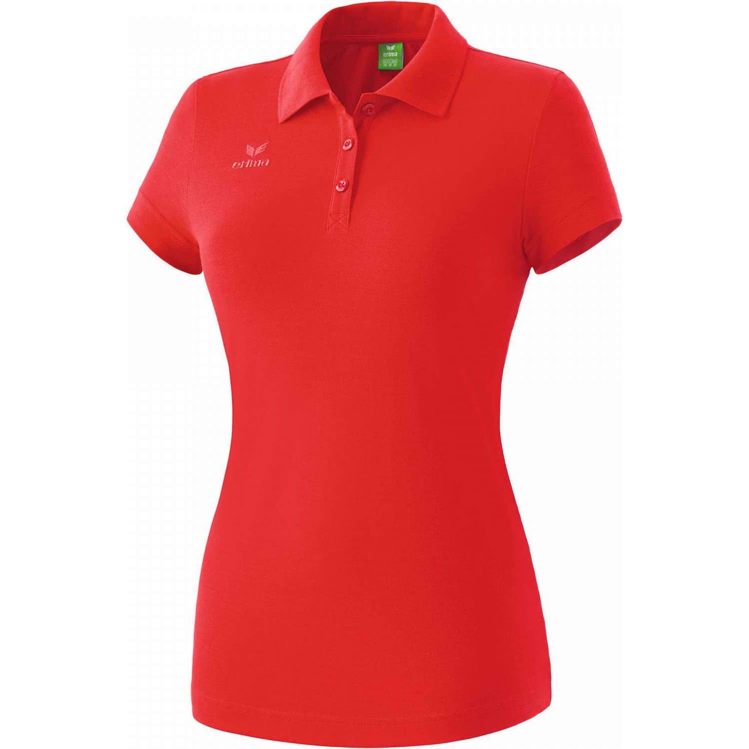 Erima Women's Casual Basics Teamsports Polo Shirt - Red, Size 48