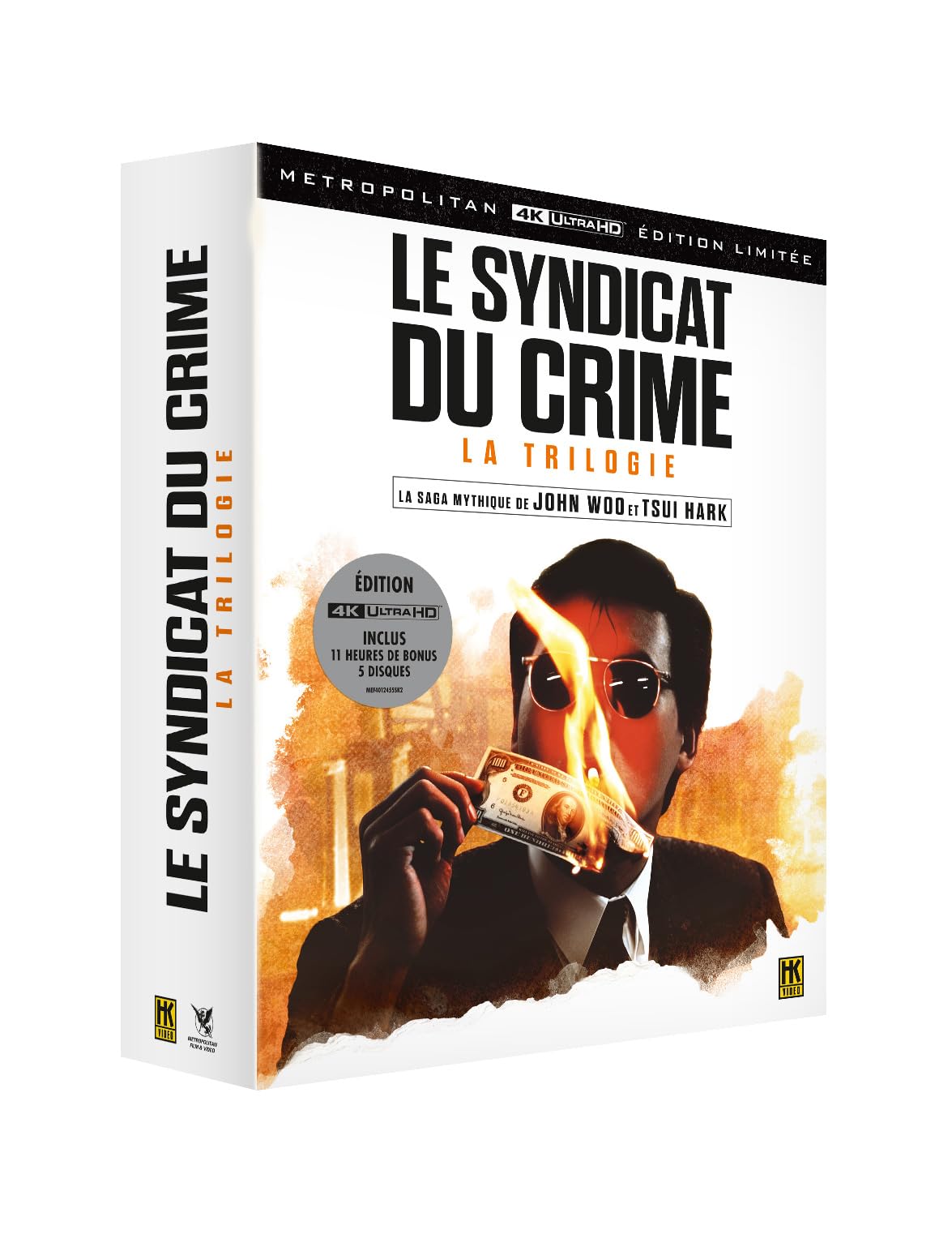COFFRET LE SYNDICAT DU CRIME - LA TRILOGIE - HKVidéo - COLLECTOR 4K + 2 BONUS + LIVRET