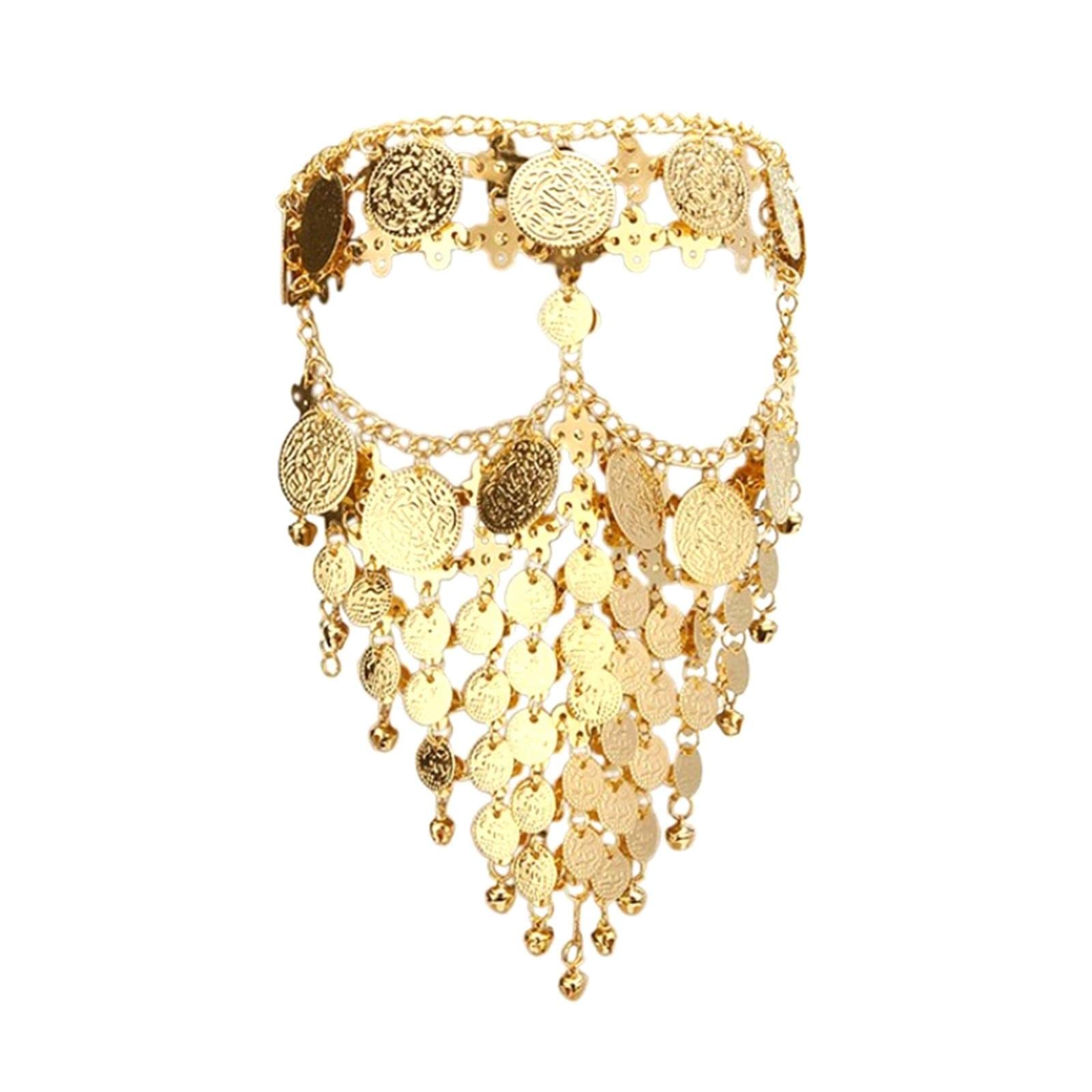 SECRET DESIRESDR Cosplay Belly Dance Face Veil Metal Veils for Masquerade Party Supplies Prom Aureate|Clothing Shoes & Accessories|Dancewear|Adult Dancewear|Belly Dancing